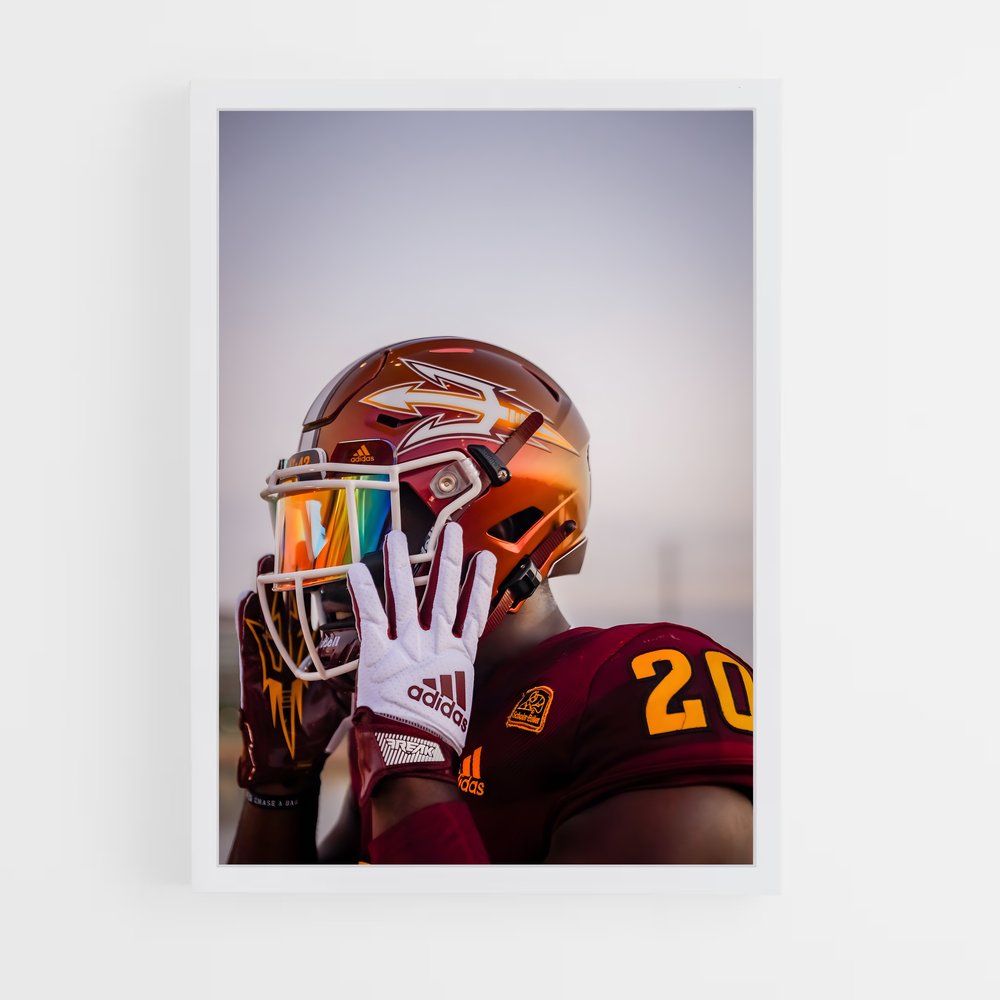 Poster Arizona de state – affiche Baseball (vue 3)